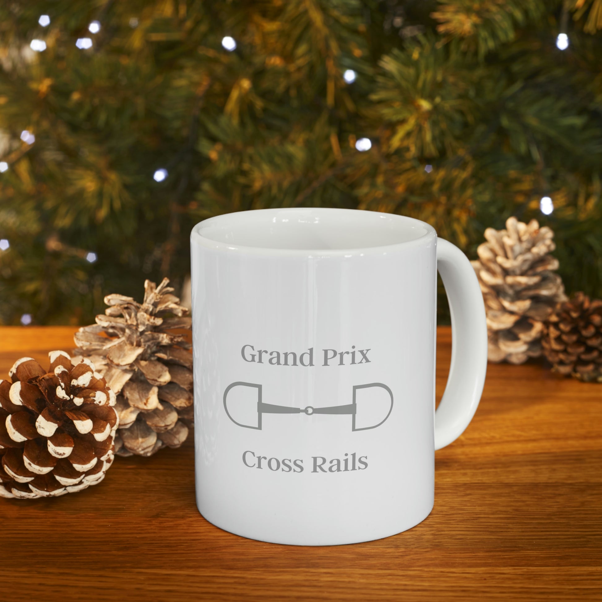 Grand Prix Cross Rails - Ceramic Mug 11oz - SonaEquestrian