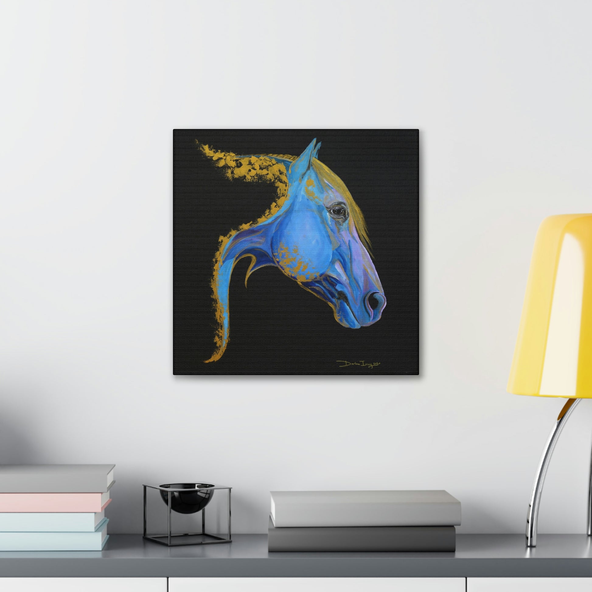 Sea Horse Tide- Original Print Canvas Gallery Wraps - SonaEquestrian