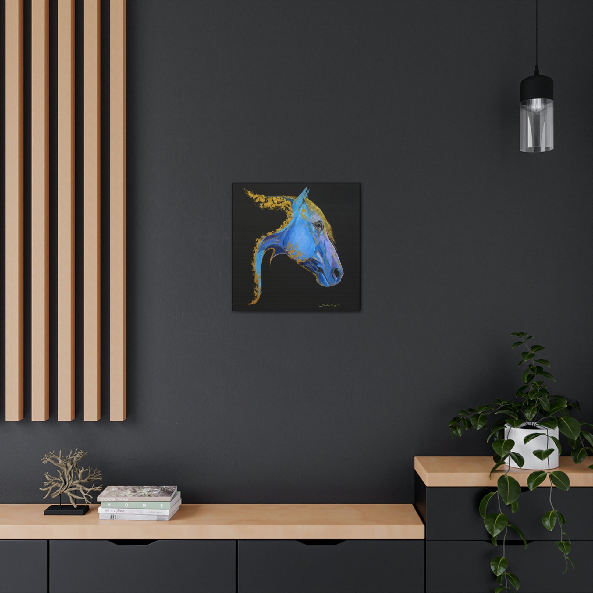 Sea Horse Tide- Original Print Canvas Gallery Wraps - SonaEquestrian