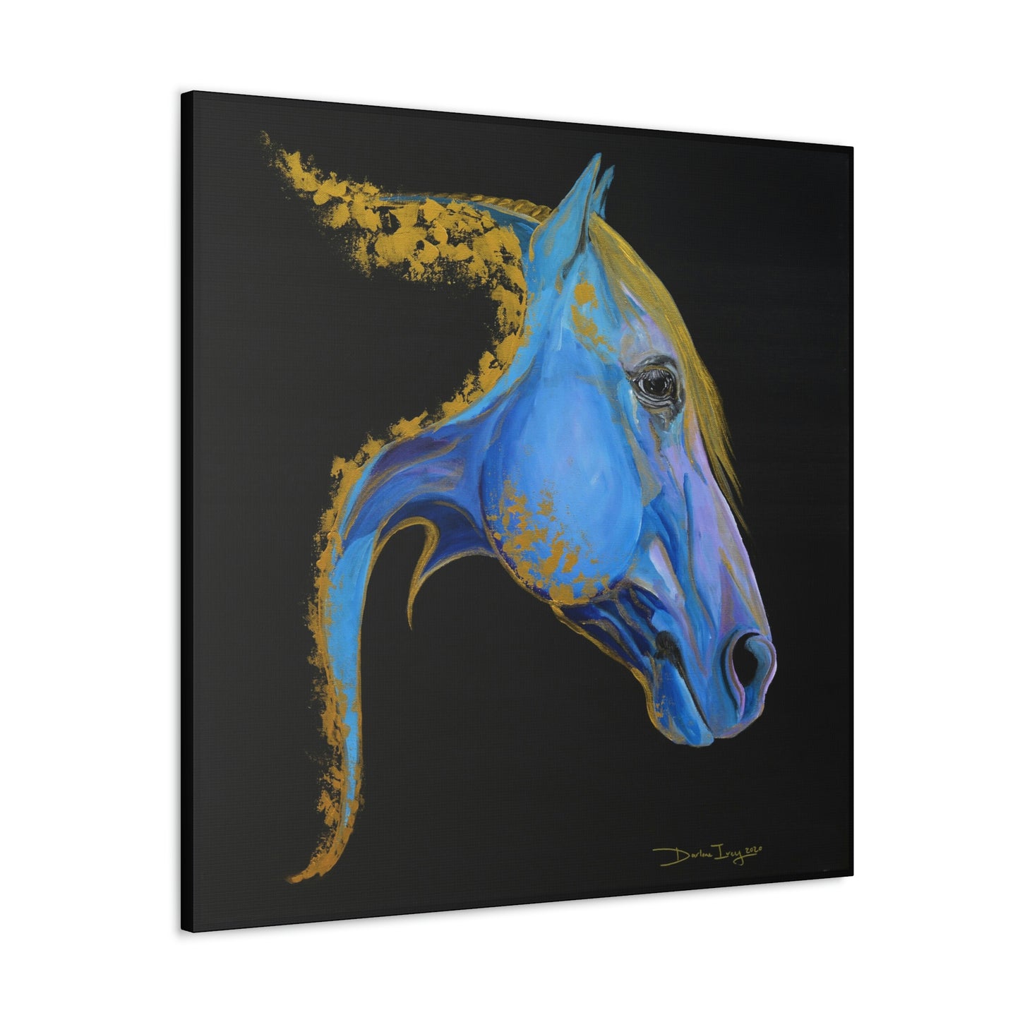 Sea Horse Tide- Original Print Canvas Gallery Wraps - SonaEquestrian