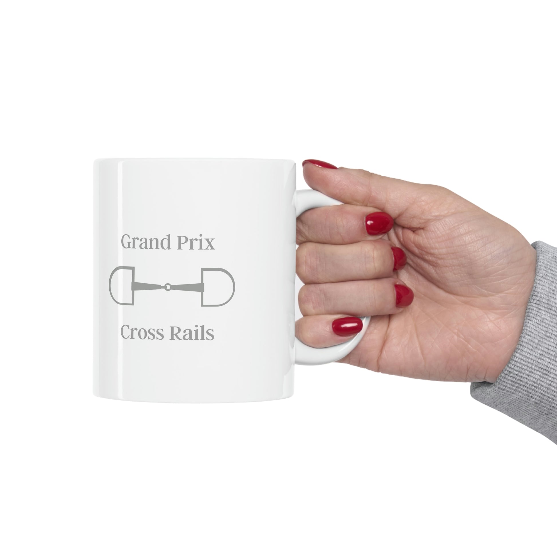 Grand Prix Cross Rails - Ceramic Mug 11oz - SonaEquestrian