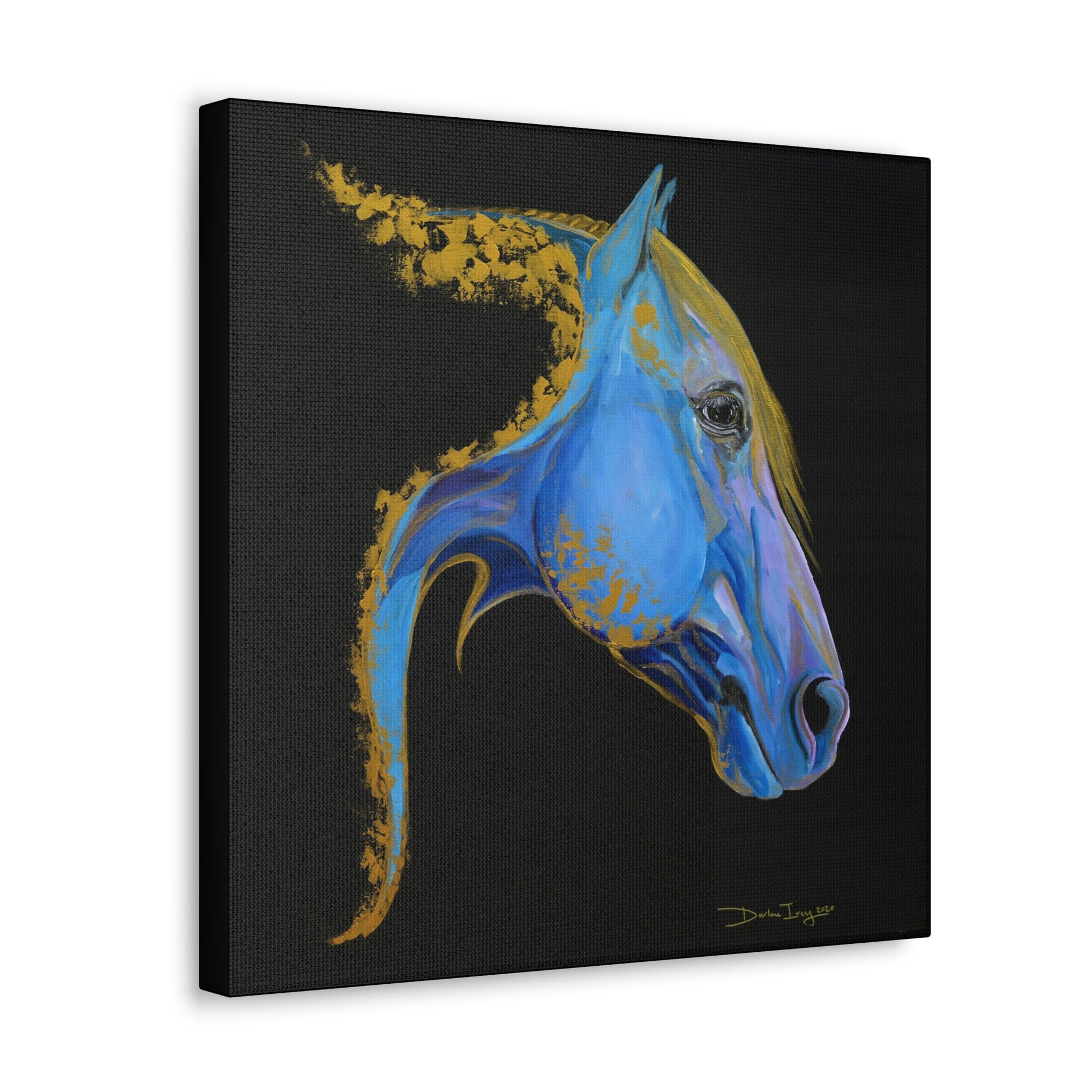 Sea Horse Tide- Original Print Canvas Gallery Wraps - SonaEquestrian