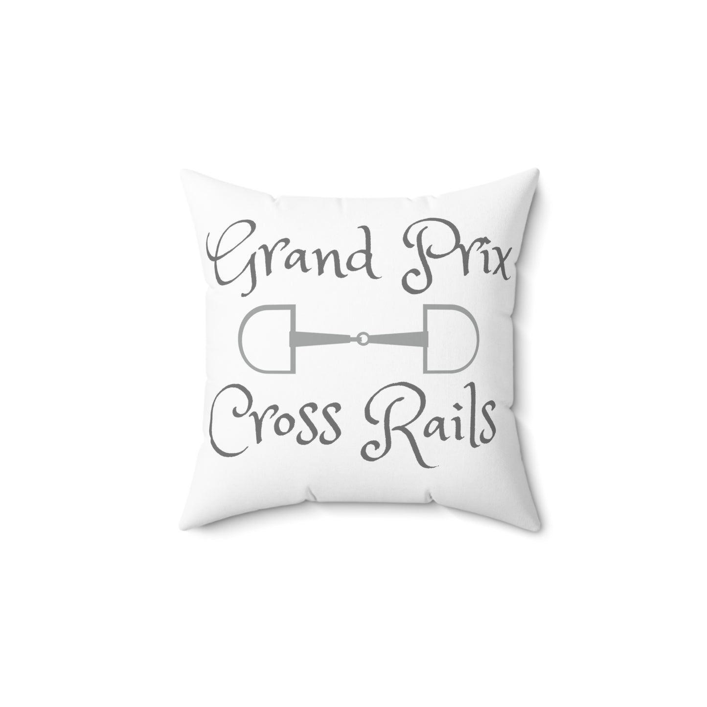 Gran Prix cross rails Spun Polyester Square Pillow