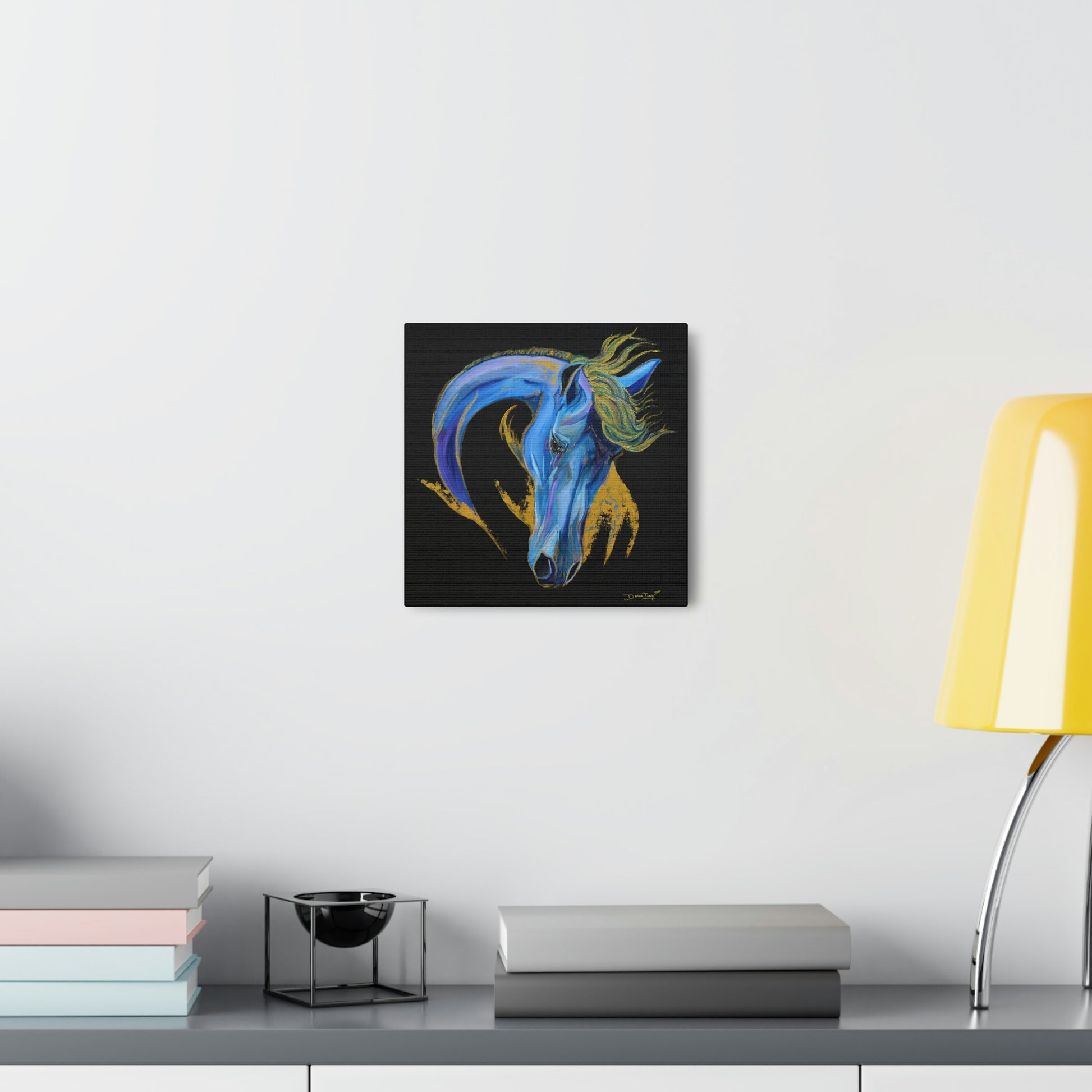 Sea Horse Wave- Original Print Canvas Gallery Wraps - SonaEquestrian